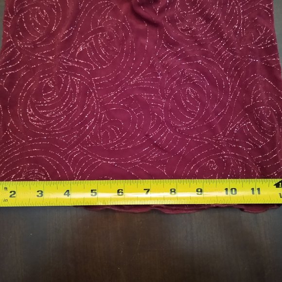 Red Glitter Christmas Top, Like New, Vintage (early 90s) Arden B - Size XS - Picture 11 of 16